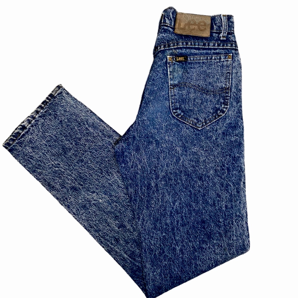 Vintage Lee ✨ high waisted 29x32 blue vintage denim wash jeans